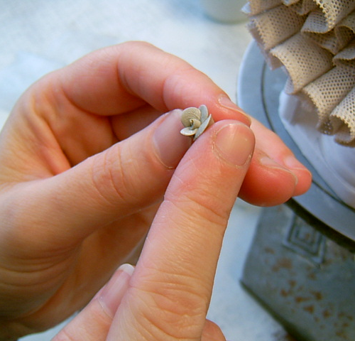 making of a procelain Rose-33